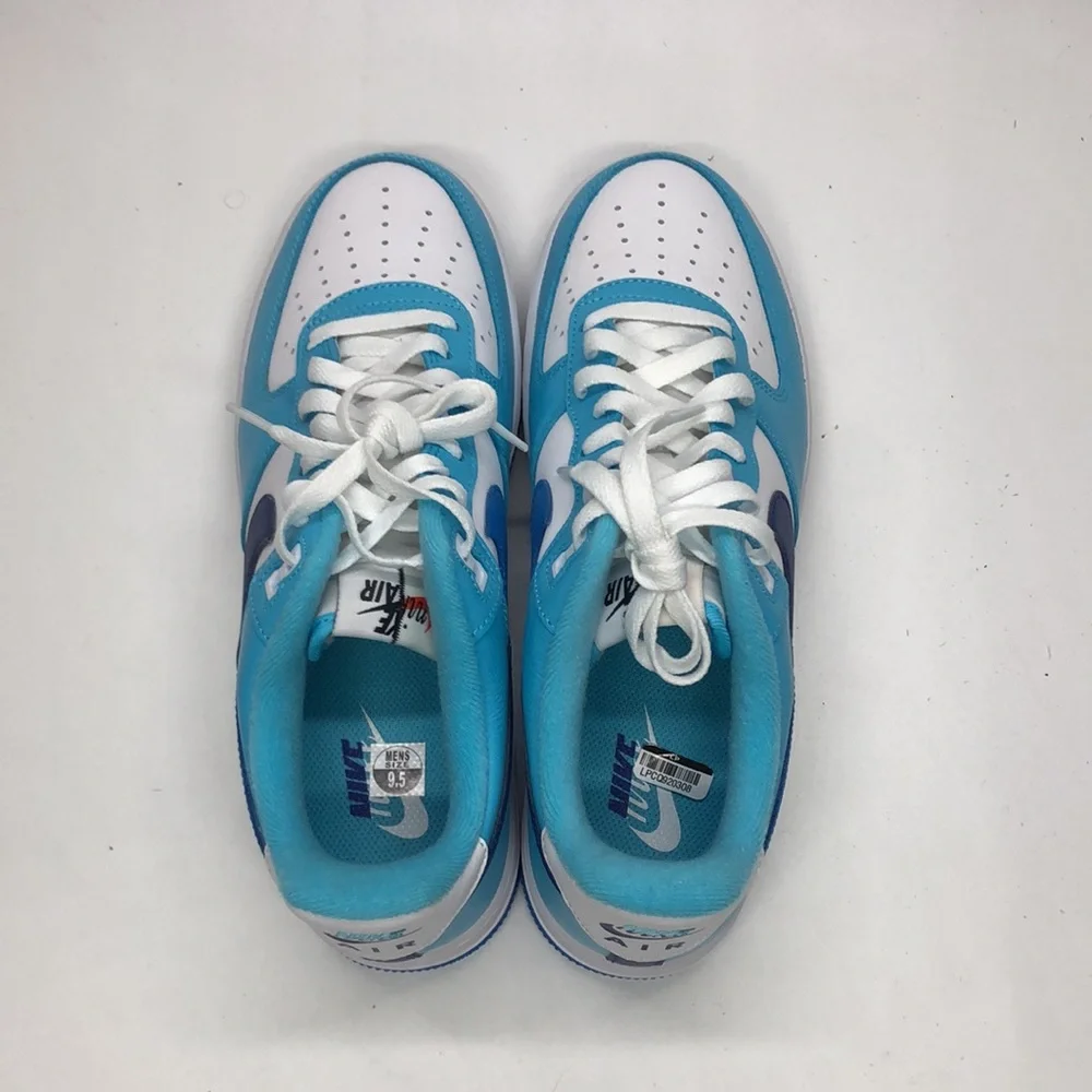 Mens Nike Air Force 1 ‘07 LV8 Blue/White DZ2522-100 NWOB - Picture 5 of 5